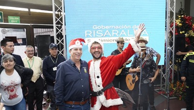 Gobernación de Risaralda dio la bienvenida a la Navidad